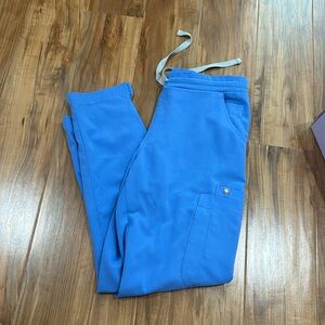 Straight cut ceil blue bottoms